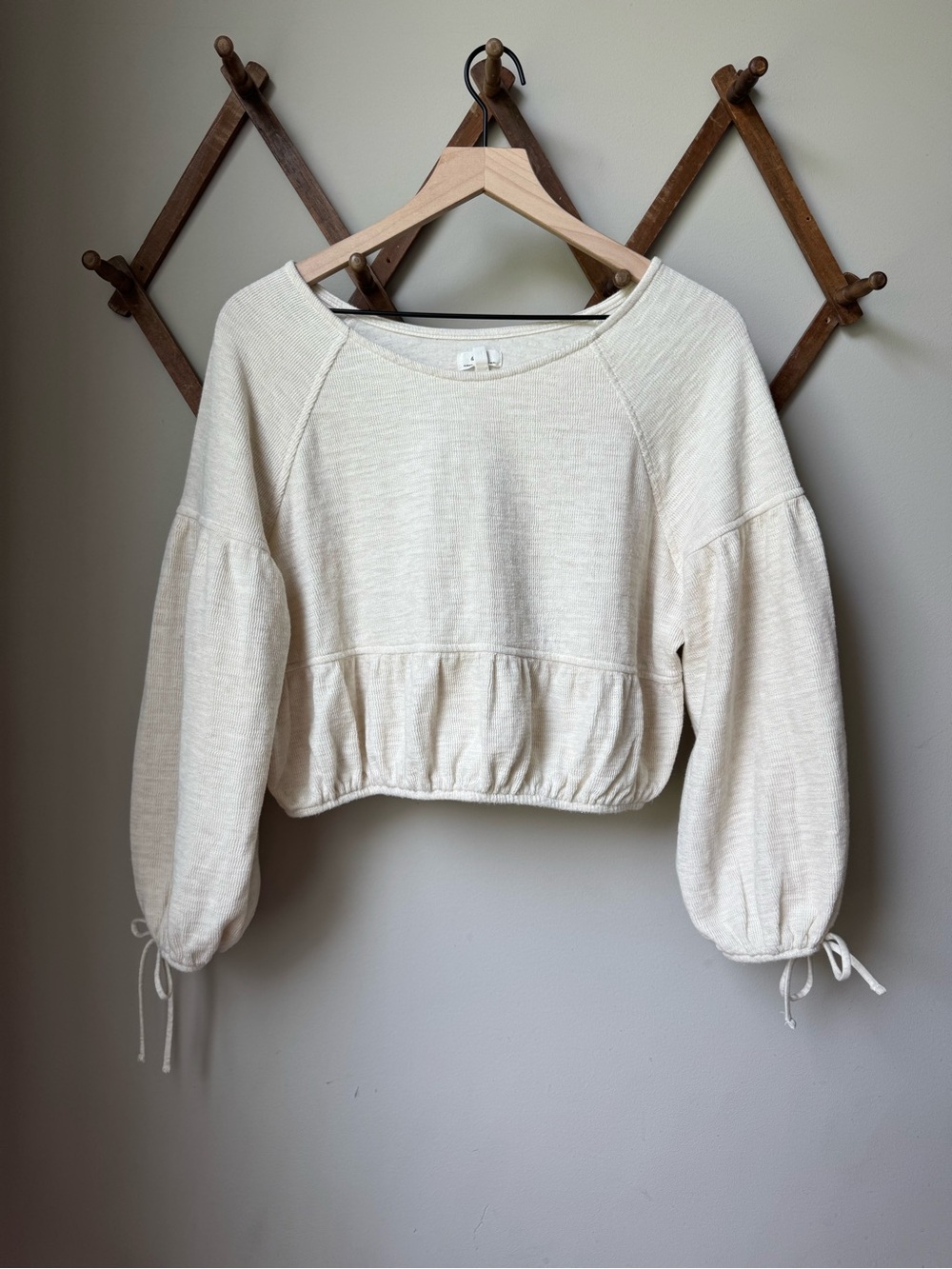 Aerie Endless Summer Cropped Sweatshirt Women’s Size SMALL